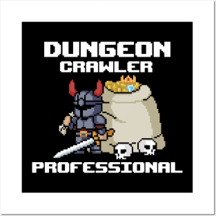 Pixel-Perfect Dungeon Delver: A Pro's Adventure in Retro Style Posters and Art